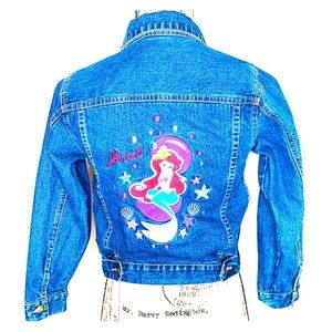 Denim Jacket inspired by little mermaid